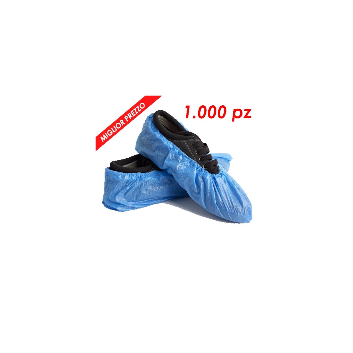 Copriscarpe Monouso In CPE - 1000 Pezzi | Medicalmono